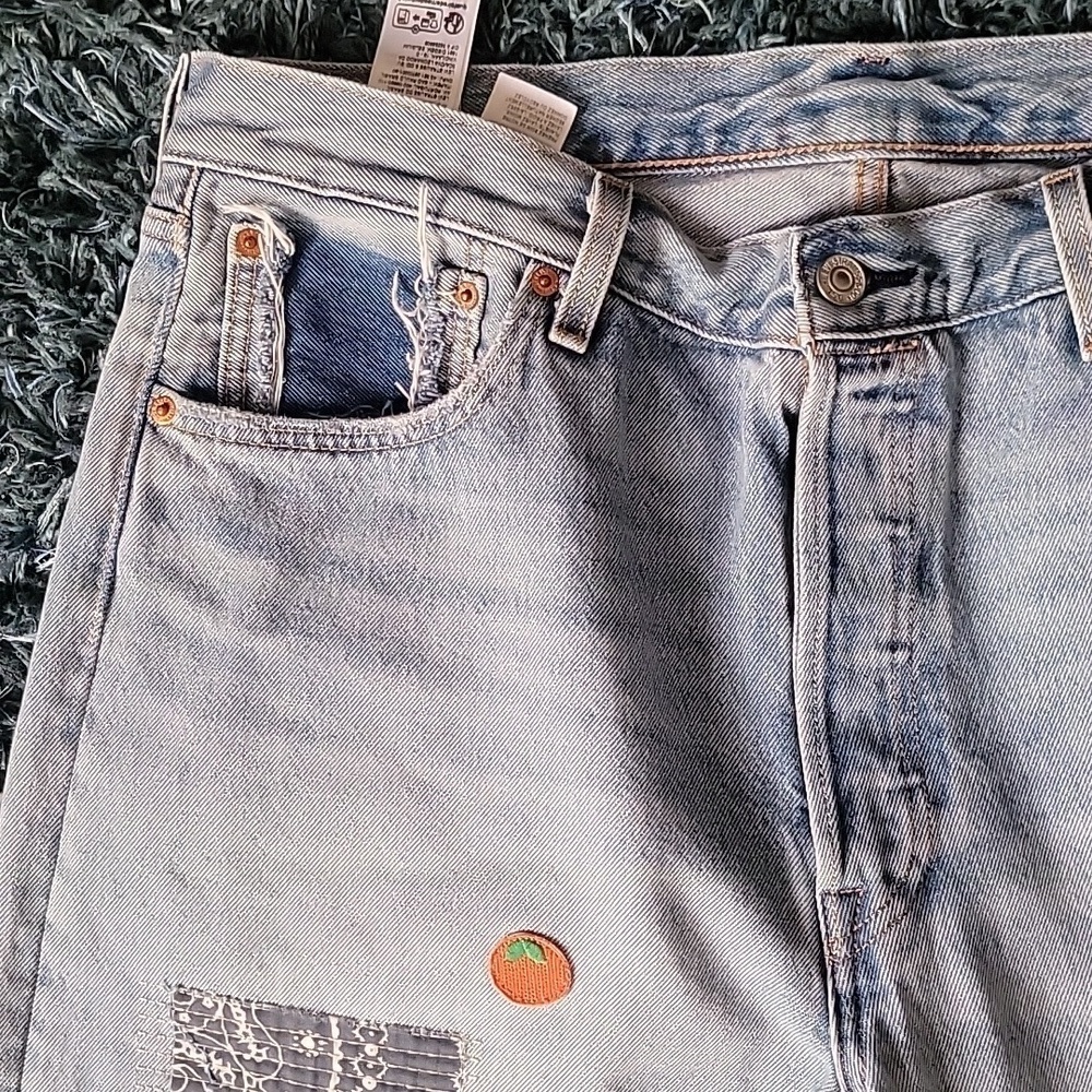 Levi's 501 original jeans 150th anniversary special patchwork - Picture 6 of 13